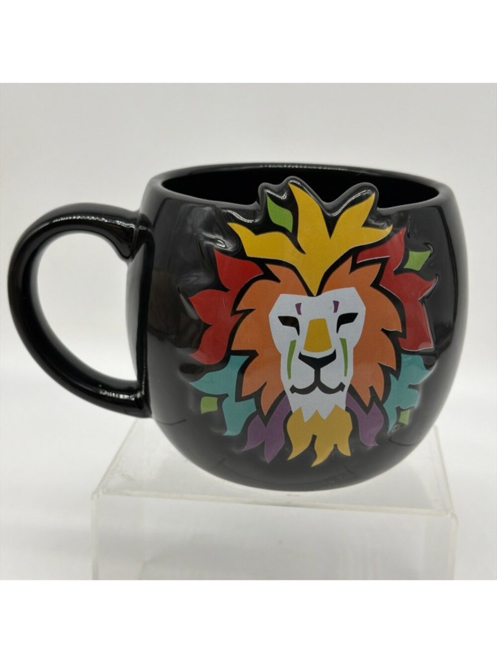 San Diego Zoo & Safari Park Lion Coffee Mug California Lion Head 24oz Cup EUC